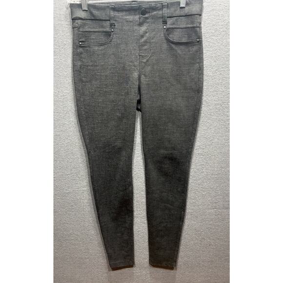 Liverpool Pull On Skinny Ankle Pants Black/Gray Womens Size 8 - Picture 1 of 11
